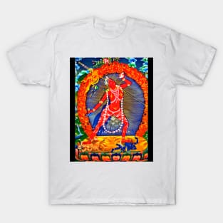 Vajrayogini Dakini Tibetan Buddhist Thangka Art T-Shirt